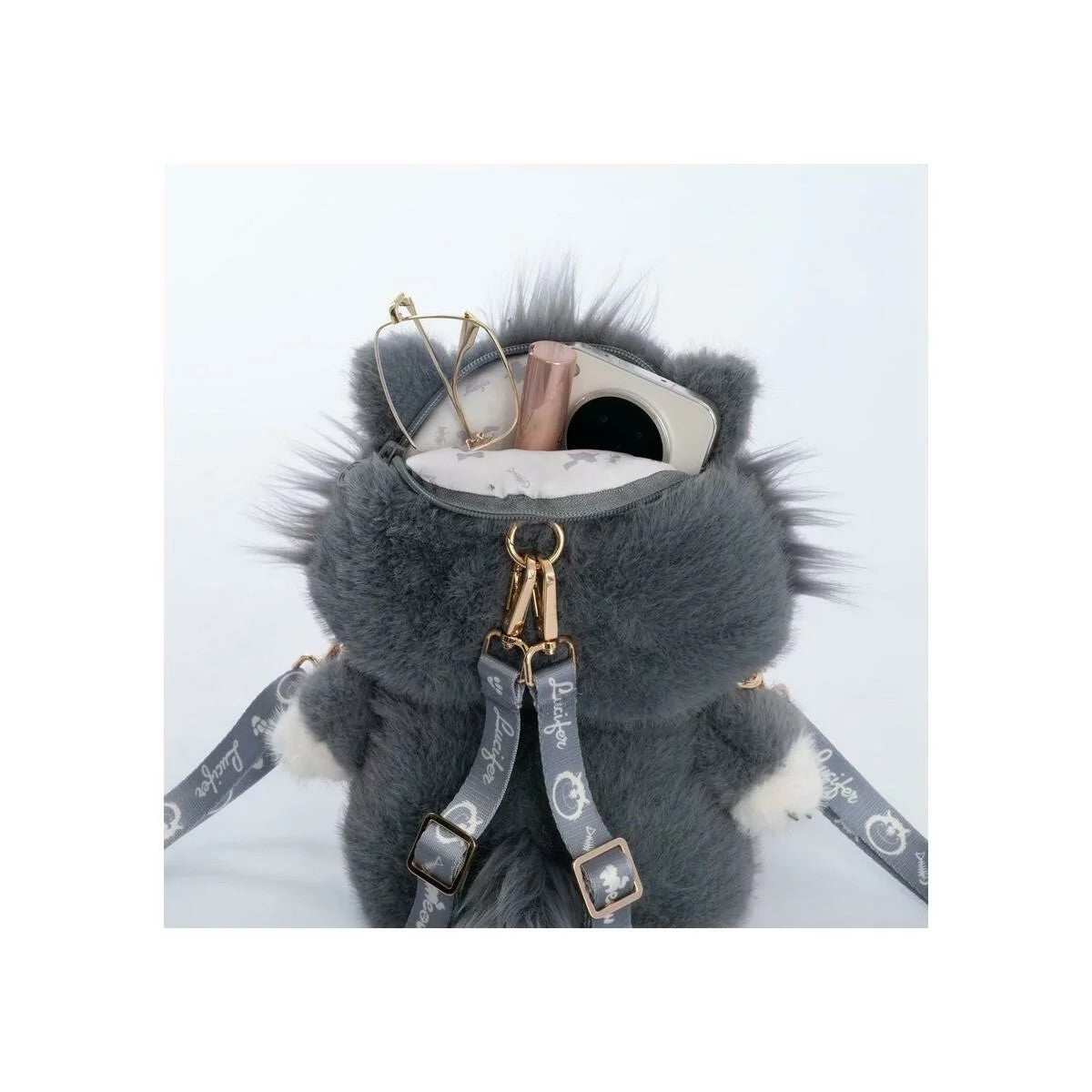 Disney Lucifer Plush Character Bag Made in Japan