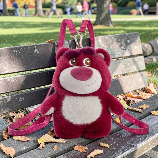 Disney Lotso Plush Character Bag Made in Japan
