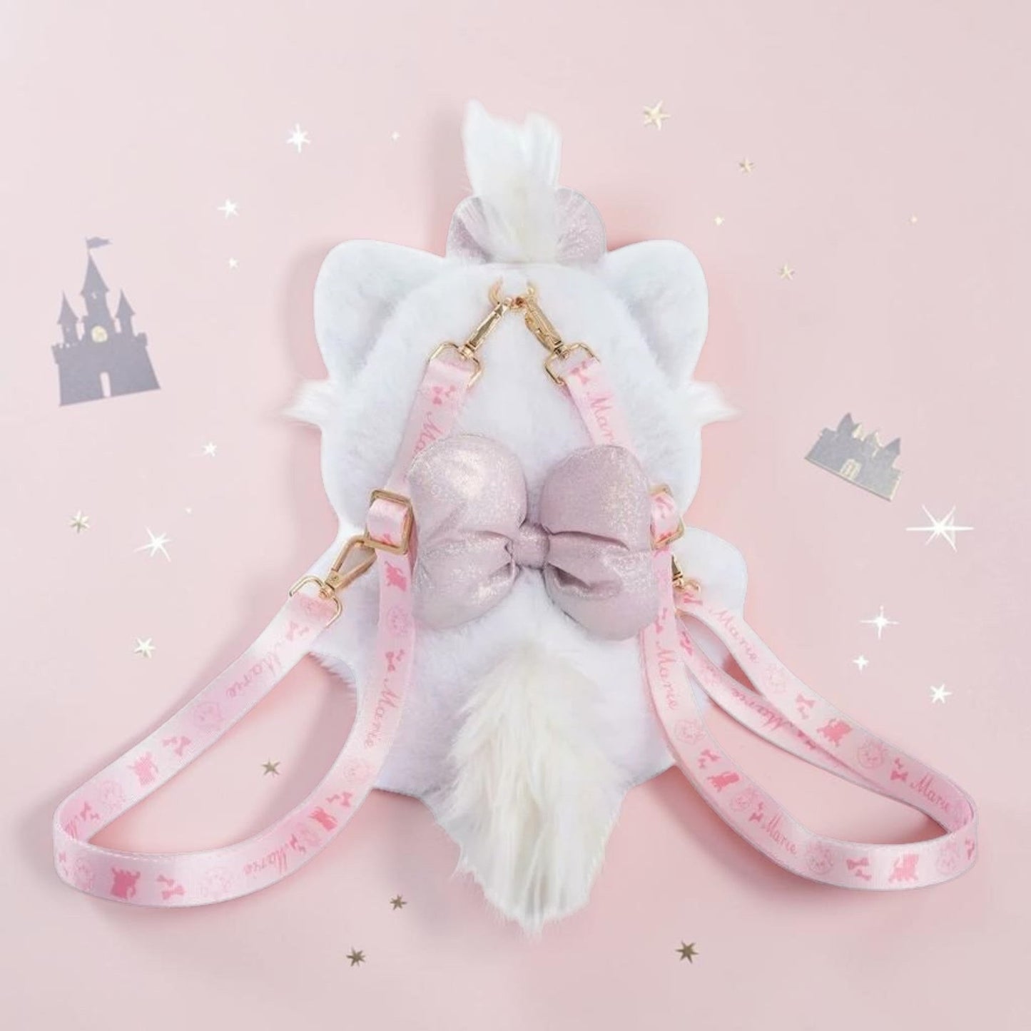 Disney Marie Plush Character Bag Made in Japan