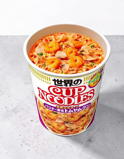 日清合味道冬蔭功味杯麵75克 × 12 日本製造