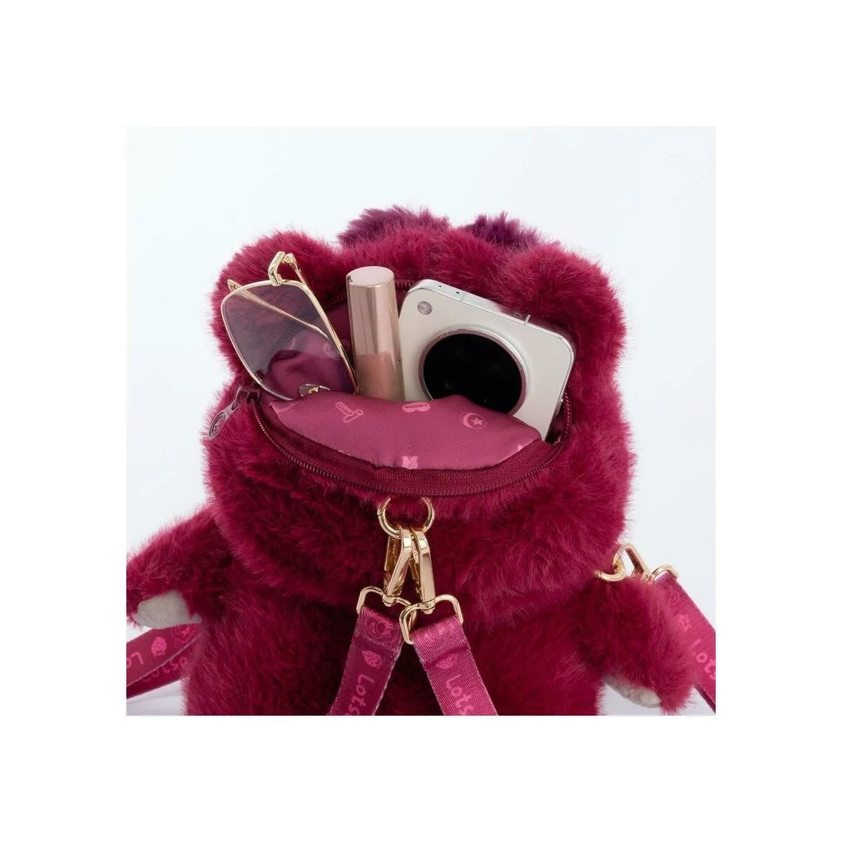 Disney Lotso Plush Character Bag Made in Japan