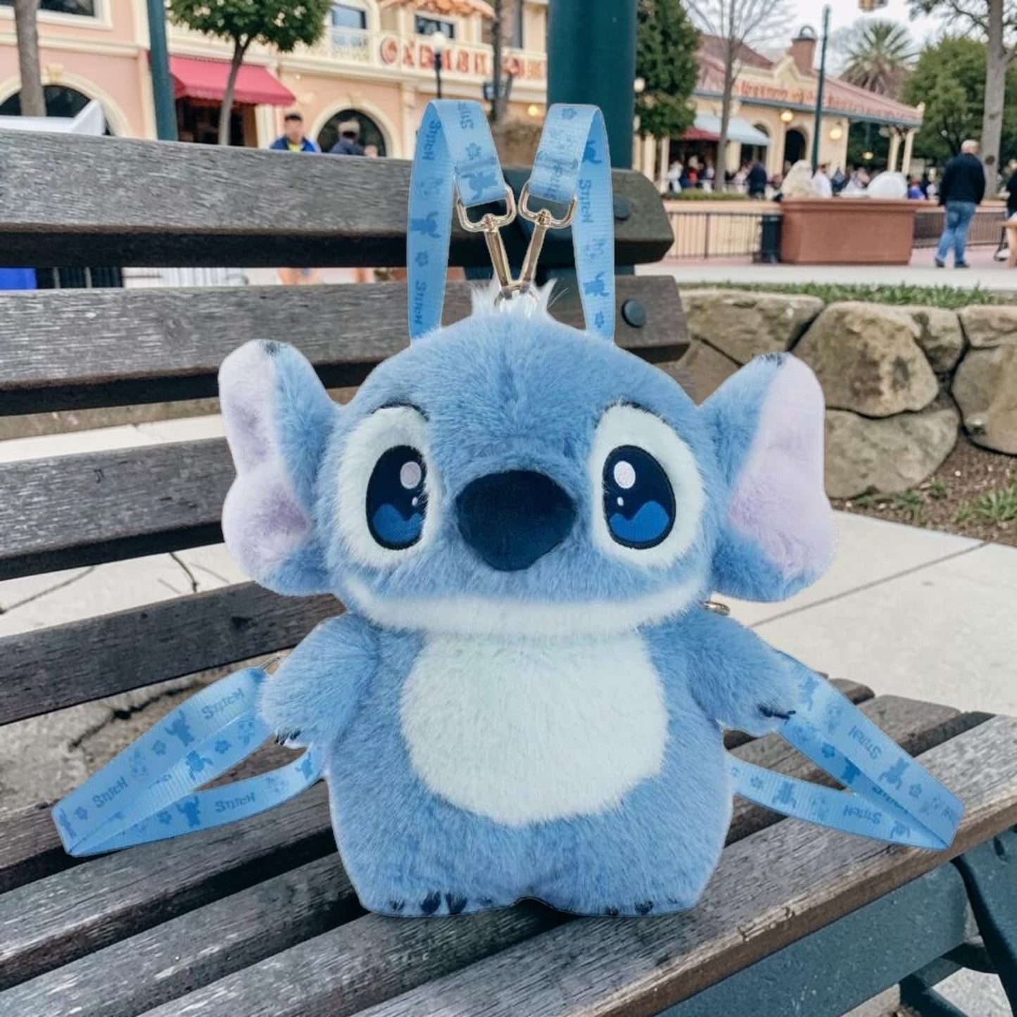 Disney Stitch Plush Character Bag  Made in Japan