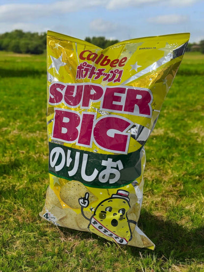 カルビーポテトチップスの大容量スーパービッグパック472gのり塩味