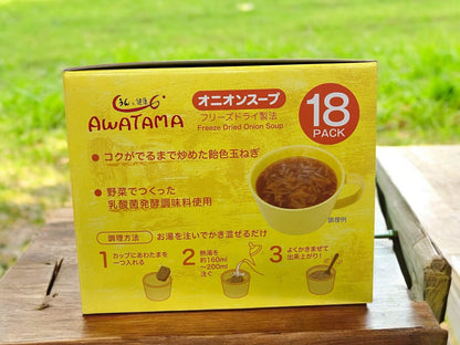 AWATAMA アワタマ 国内製造オニオンスープ18個入りパッケージ画像