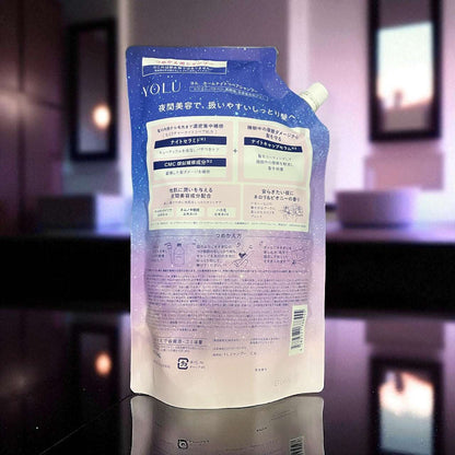 YOLU 夜間修護洗髮精＆護髮素套組 1100ml × 2 日本製
