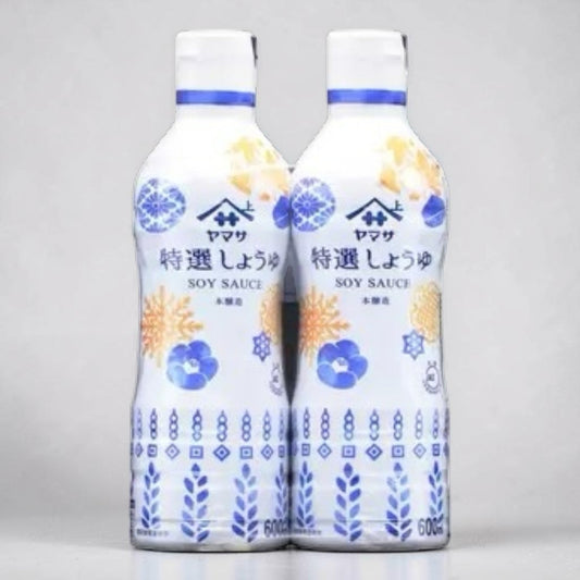 Yamasa Premium Soy Sauce 600ml × 2 Made in Japan