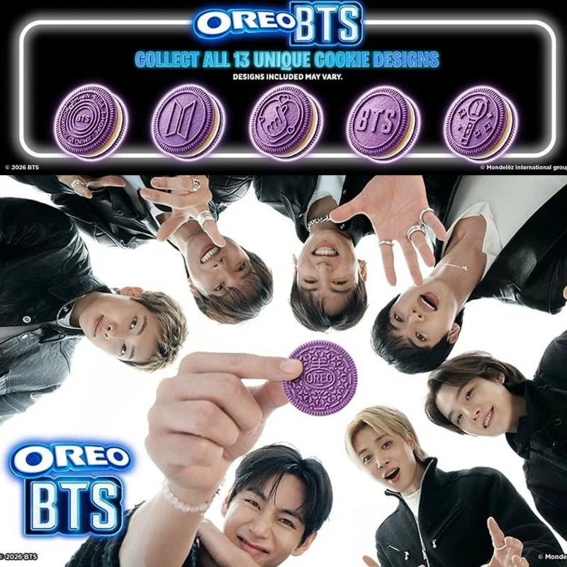 OREO BTS Limited Edition Vanilla Cream Cookies 36 Packs | Japan