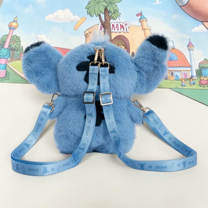 Disney Stitch Plush Character Bag  Made in Japan